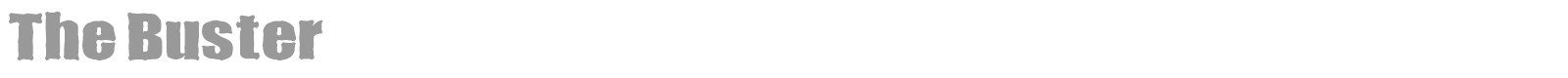 The Buster font preview